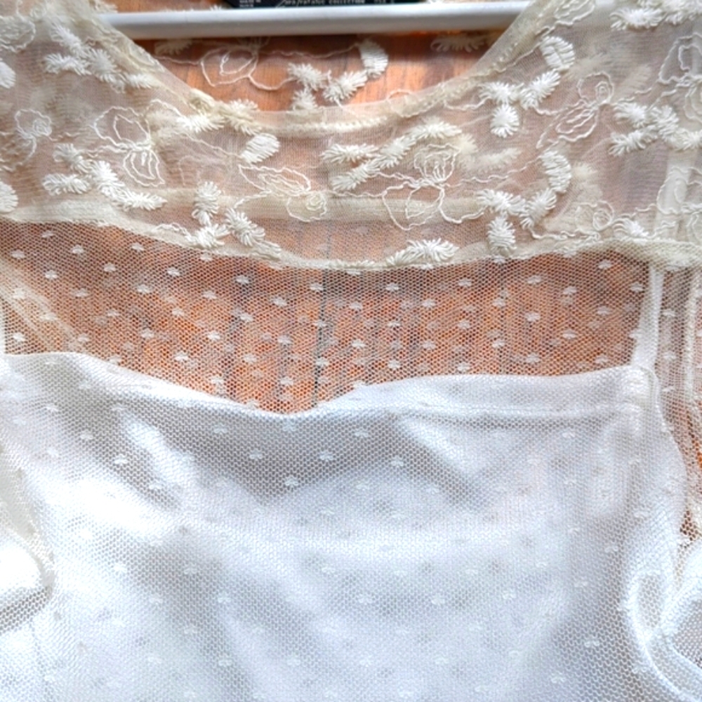 NWT! Zara Baby Doll Lace Dress Size S - Picture 3 of 4